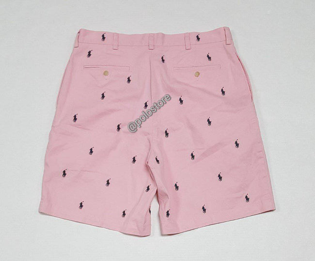 Nwt Polo Ralph Lauren Pink Allover Print 6 Inches Small Pony Shorts - Unique Style