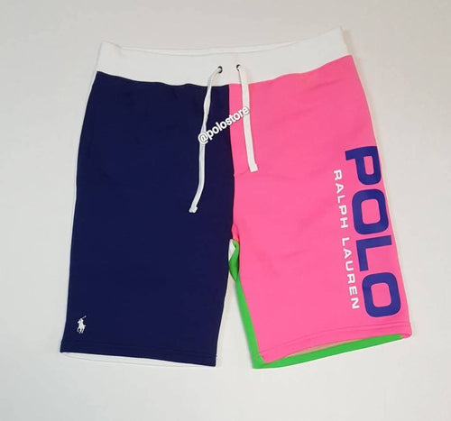 Nwt Polo Ralph Lauren Pink/Orange /Green Spellout Shorts - Unique Style