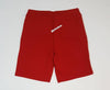 Nwt Polo Ralph Lauren Red Logo Spellout Small Pony Double Knit Shorts - Unique Style