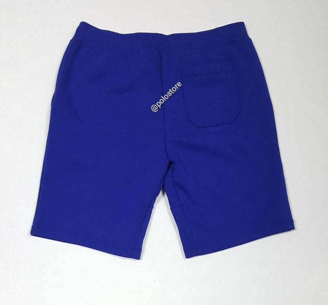 Nwt Polo Big & Tall Royal Blue Double Knit Small Pony Shorts - Unique Style