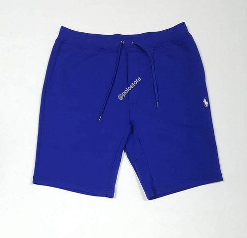 Nwt Polo Big & Tall Royal Blue Double Knit Small Pony Shorts - Unique Style