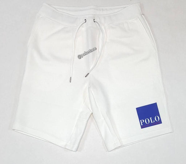 Nwt Polo Ralph Lauren White 2021 Double Knit Printed Shorts - Unique Style