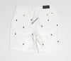 Nwt Polo Ralph Lauren White Allover Print Small Pony Shorts - Unique Style