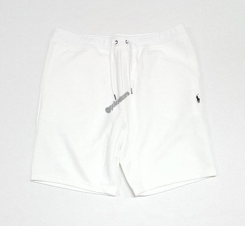 Nwt Polo Ralph Lauren White Double Knit Small Pony Shorts - Unique Style