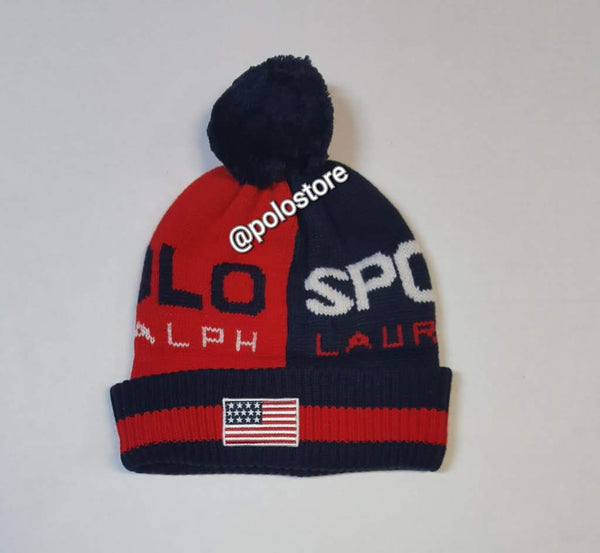 Nwt Polo Ralph Lauren Navy/Red Polo Sport Skully - Unique Style