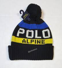 Nwt Polo Ralph Lauren Royal Blue/Yellow/Black Alpine P Racing Patch Skully - Unique Style