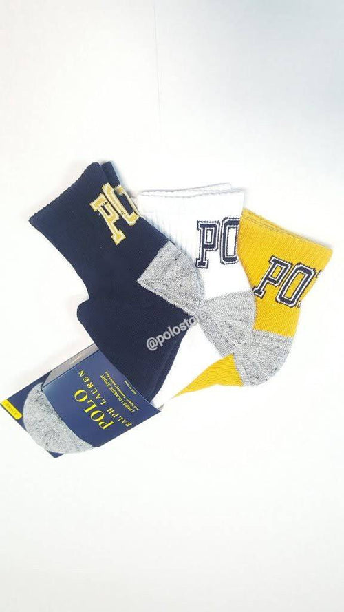 Nwt Polo Ralph Lauren Spellout Ankle Socks - Unique Style