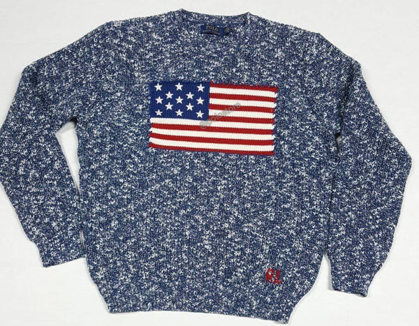 Nwt Polo Ralph Lauren American Flag RL Sweater - Unique Style