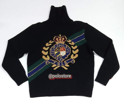 Polo ralph lauren clearance crest wool turtleneck sweater