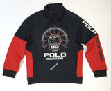 Nwt Polo Ralph Lauren Black Fleece Motor Cross 92 Speedometer Sweatshirt - Unique Style