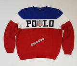 Nwt Polo Ralph Lauren Chariots  Kswiss Spellout Sweater - Unique Style