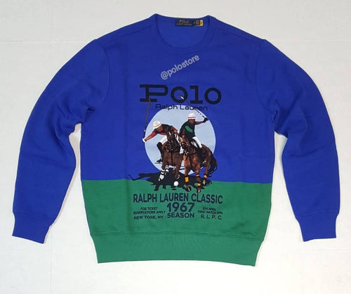 Nwt  Polo Ralph Lauren Equestrian 1967 Graphic Sweatshirt - Unique Style