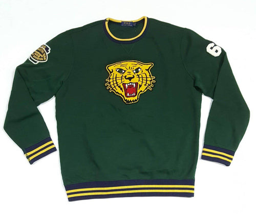 NWT POLO RALPH LAUREN GREEN CLASSIC FIT TIGER SWEATSHIRT - Unique Style