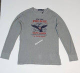 Nwt Polo Ralph Lauren Grey New York 1967 Thermal Sweatshirt - Unique Style