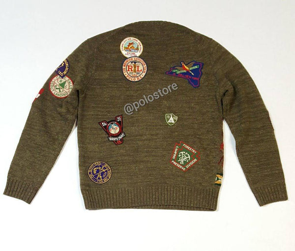 Nwt Polo Ralph Lauren Hiking Bear Wool Sweater - Unique Style