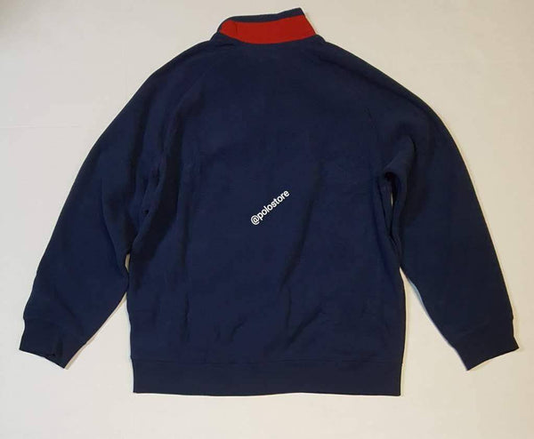 Nwt Polo Ralph Lauren Navy Blue Fleece 1967 K-Swiss Half Zip Sweatshirt - Unique Style