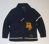 Nwt Polo Ralph Lauren Navy Blue Tiger Patch #6 Cardigan - Unique Style