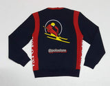 NWT POLO RALPH LAUREN NAVY/RED POLO USA SKIER SWEATSHIRT - Unique Style