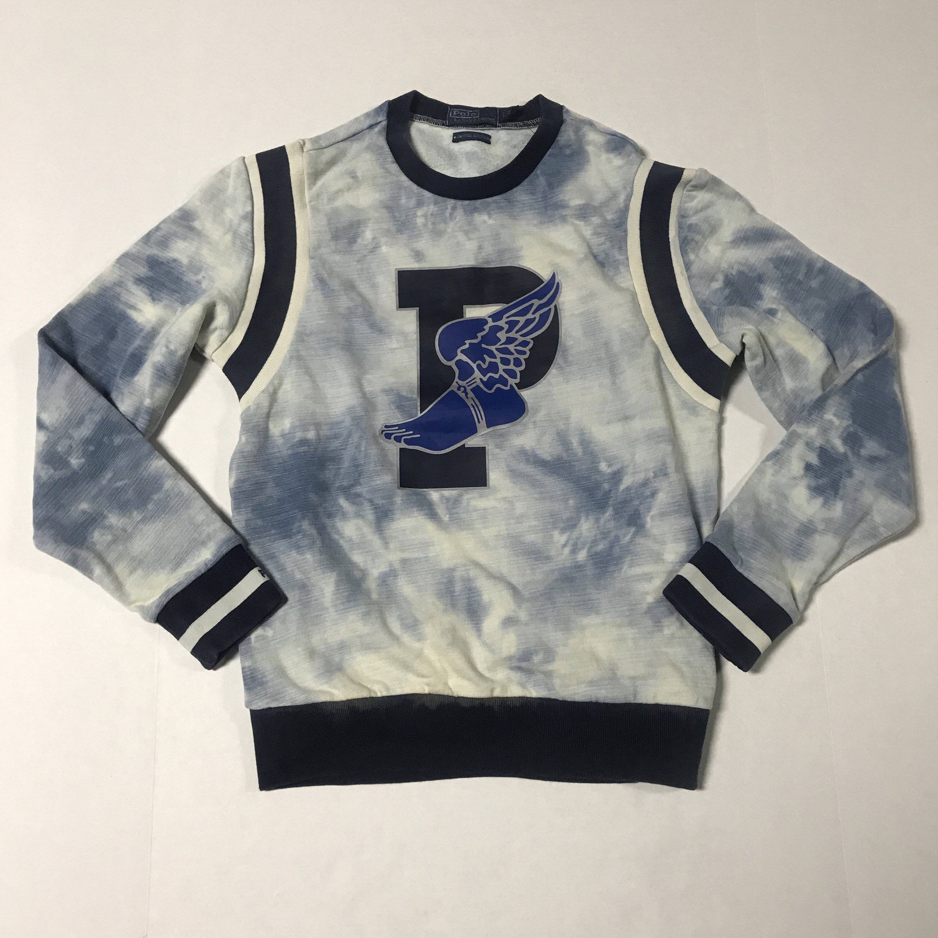 Nwt Polo Ralph Lauren P-Wing Indigo Stadium Sweatshirt | Unique Style