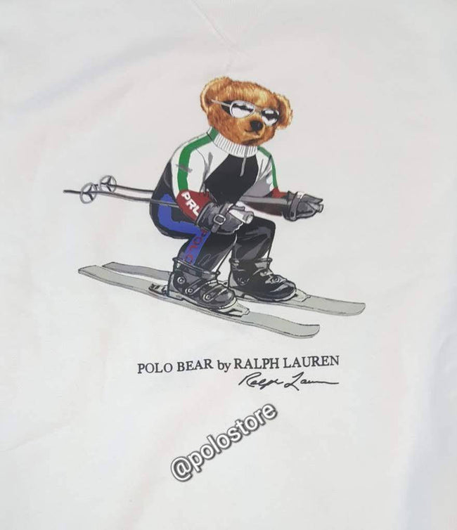 Nwt Polo Ralph Lauren White Ski Bear Sweatshirt - Unique Style