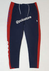 Nwt Polo Ralph Lauren Red/Navy Spellout Track Pants - Unique Style