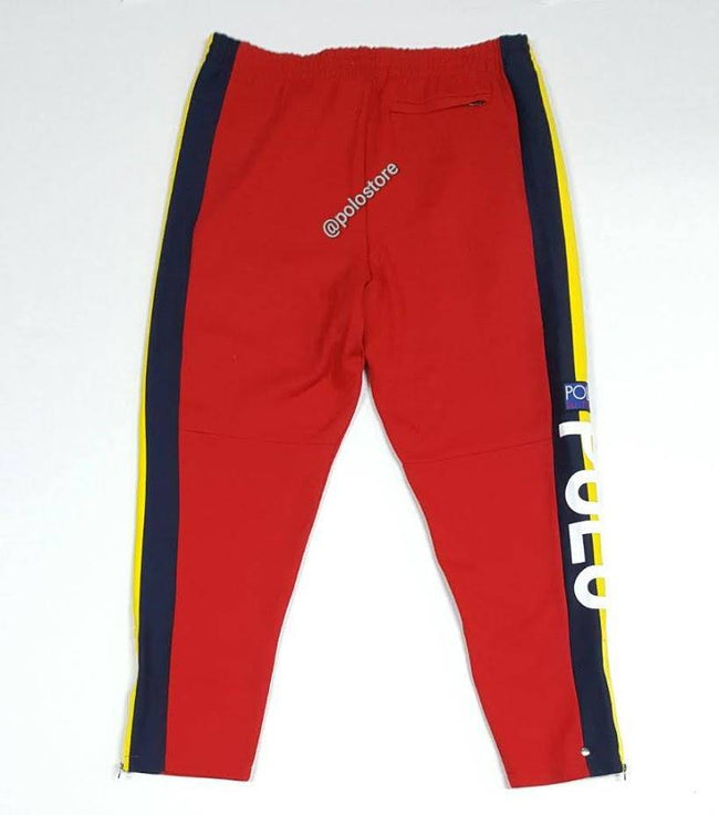 Nwt Polo Ralph Lauren Red/Navy/Yellow Hi Tech Sweatpants - Unique Style