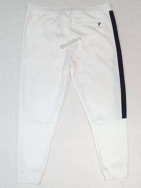 Nwt Polo Ralph Lauren White Spellout Zip Joggers - Unique Style