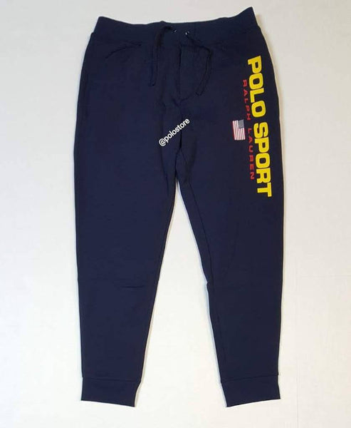 Nwt Polo Sport Navy Blue Spellout Joggers - Unique Style