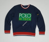 NWT POLO RALPH LAUREN NAVY HI TECH SWEATSHIRT - Unique Style