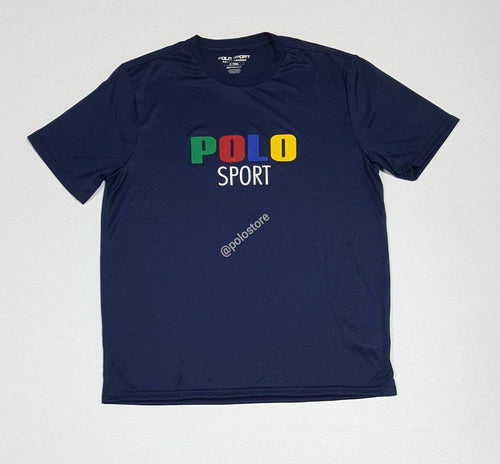 Nwt Navy Polo Sport Color Spellout T-shirt - Unique Style