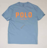 Nwt Polo Ralph Lauren Blue/Orange Spellout Classic Fit Tee - Unique Style