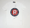 Nwt Polo Ralph Lauren White Polo Est 1967 'P' Patch American Flag Tee - Unique Style