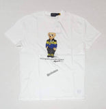 Nwt Polo Ralph Lauren White Racing Teddy Bear Classic Fit Tee - Unique Style