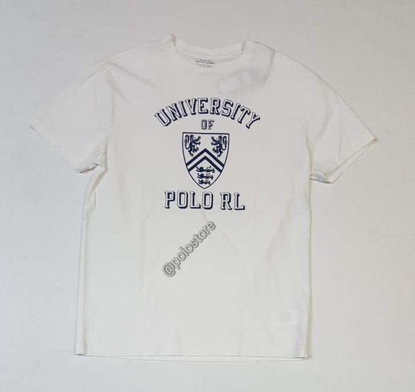 Nwt Polo Ralph Lauren White University of RL Classic Fit Tee - Unique Style