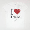 Nwt Polo Ralph Lauren Women's White I love Polo Short Sleeve Tee - Unique Style