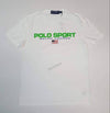 Nwt Polo Sport White/Neon Spellout Classic Fit Tee - Unique Style