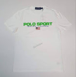 Nwt Polo Sport White/Neon Spellout Classic Fit Tee - Unique Style
