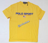 Nwt Polo Sport Yellow Spellout Classic Fit Tee - Unique Style