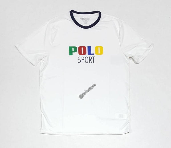 Nwt White Polo Sport Color Spellout Tee - Unique Style