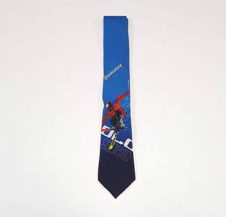 Nwt Polo Ralph Lauren Black Ski Bear Tie