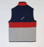 Nwt Polo Ralph Lauren Grey/Red /Navy K-Swiss Fleece Vest - Unique Style