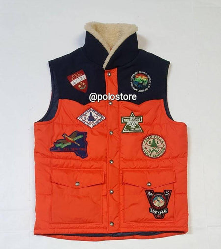 Nwt Polo Ralph Lauren Orange Polo Sport Utility Vest